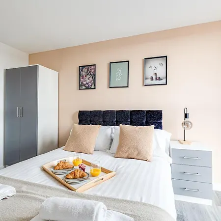 Stunning 2 Bed Apt With Free Parking Close To Cc Manchester Exterior foto