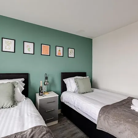Stunning 2 Bed Apt With Free Parking Close To Cc Manchester Exterior foto
